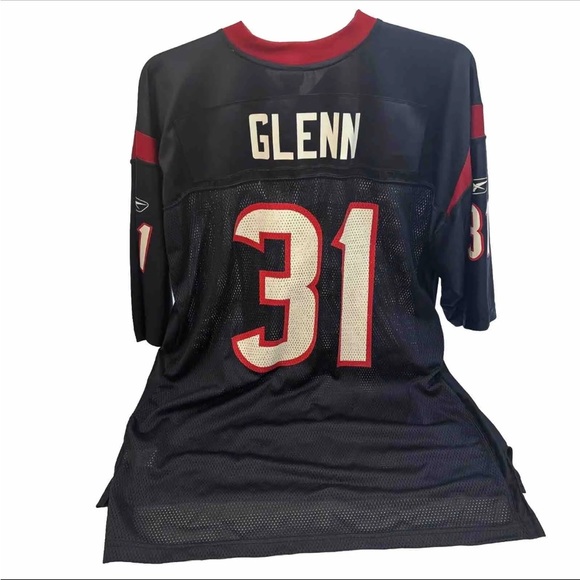 Houston Texans Jersey Aaron Glenn 31 Navy Men's Sz XL Reebok NFL Equipment - Picture 1 of 15